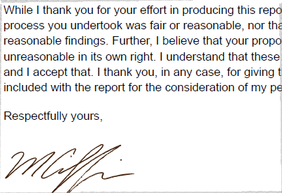 Reflections on Integrity Complaint CE051425(2)